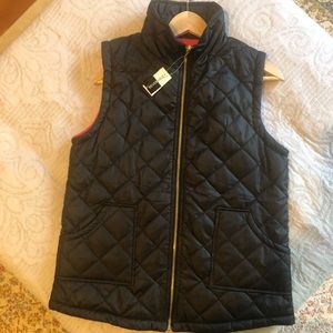 NWT never worn reversible Womens gold zipup Fall vest